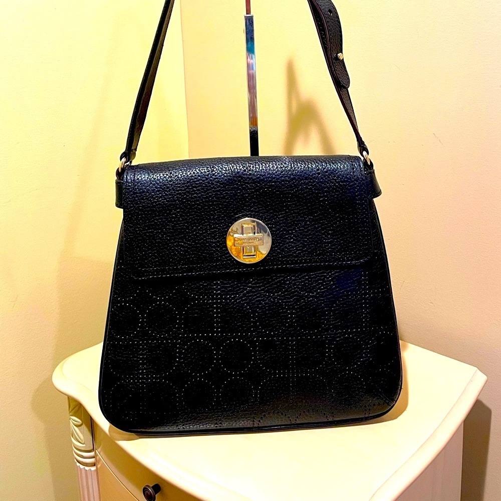 Kate spade black leather bag